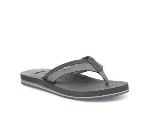 Tong Sanuk Ziggy Water-Friendly Homme - Grise RHWKZY796